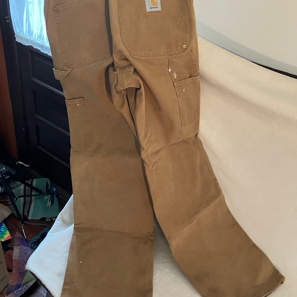 Carhartt Brown Cargo Pants with Utility Pockets